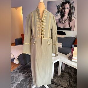 Zara Light Green Military Jacket RARE!!!!